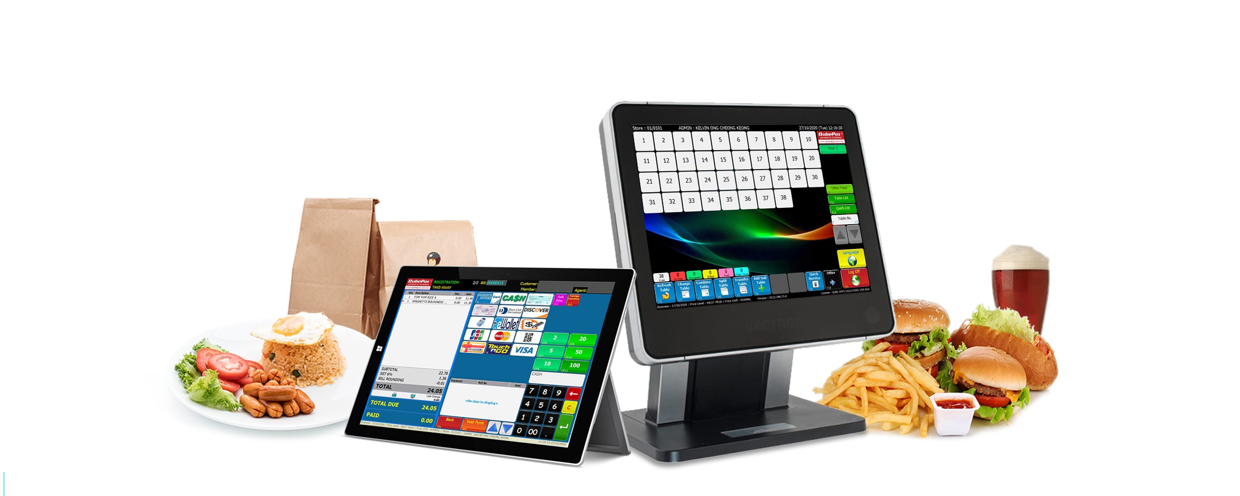 F&B Management POS System – QubePos: All-in-one Restaurant & Retail POS ...