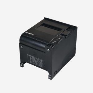 QubePos Printer D300m Thermal Printer Front Side Right View