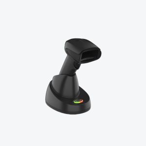 QubePos Scanner Honeywell Xenon XP 1950G General Duty Scanner Front Side View with Holder