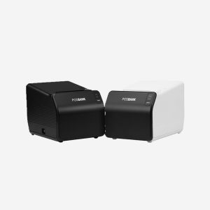 QubePos Printer POSBANK A11 Printer Front View Black and White Version