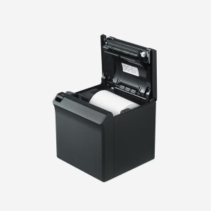 QubePos Printer POSBANK A8 Printer Front View with Open Lid