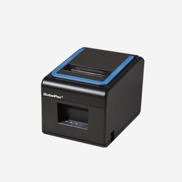 QubePos Printer V320M Thermal Printer Front Side Right View