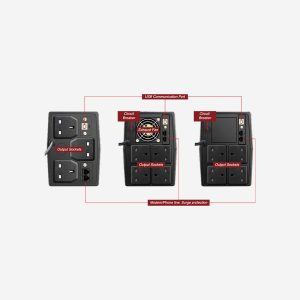 QubePos Corporate Hardware NEUROPOWER COMPACT TOUCH SERIES Back View