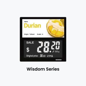 QubePos Peripherals Electronic Shelf Label Solution Wisdom Series