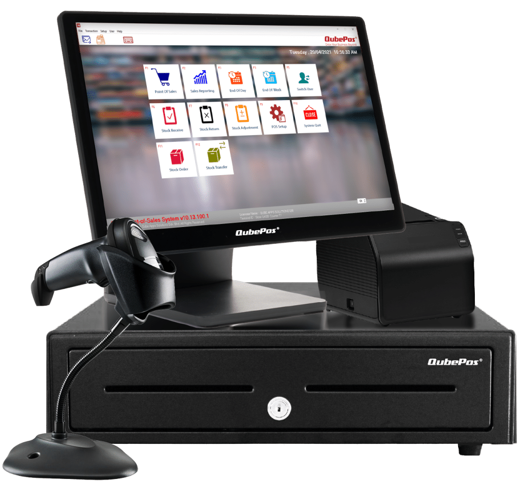 Retail POS Bundle - QubePos: All-in-one Restaurant & Retail POS System