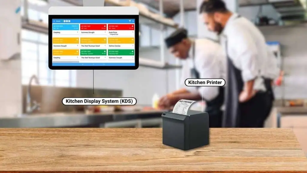 QubePos restaurant pos solutions hardware, kitchen display system, kitchen printer