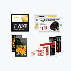 QubePos Peripherals Electronic Shelf Label Solution All Series
