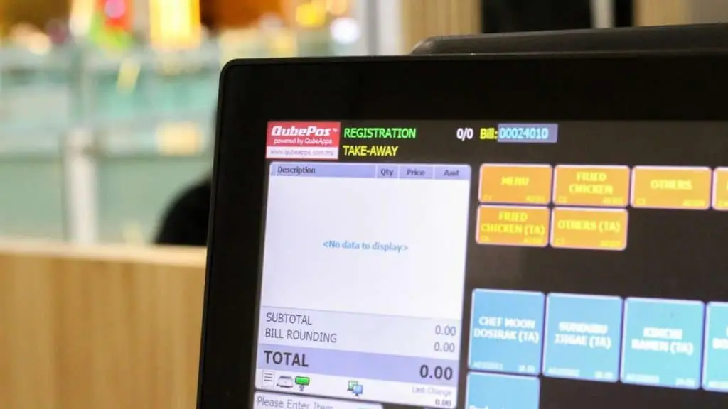 QubePos Restaurant POS Solutions, software, front POS