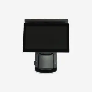 QubePos POS Terminal QubePos T80 Plus Dual Screen Touch POS Front View